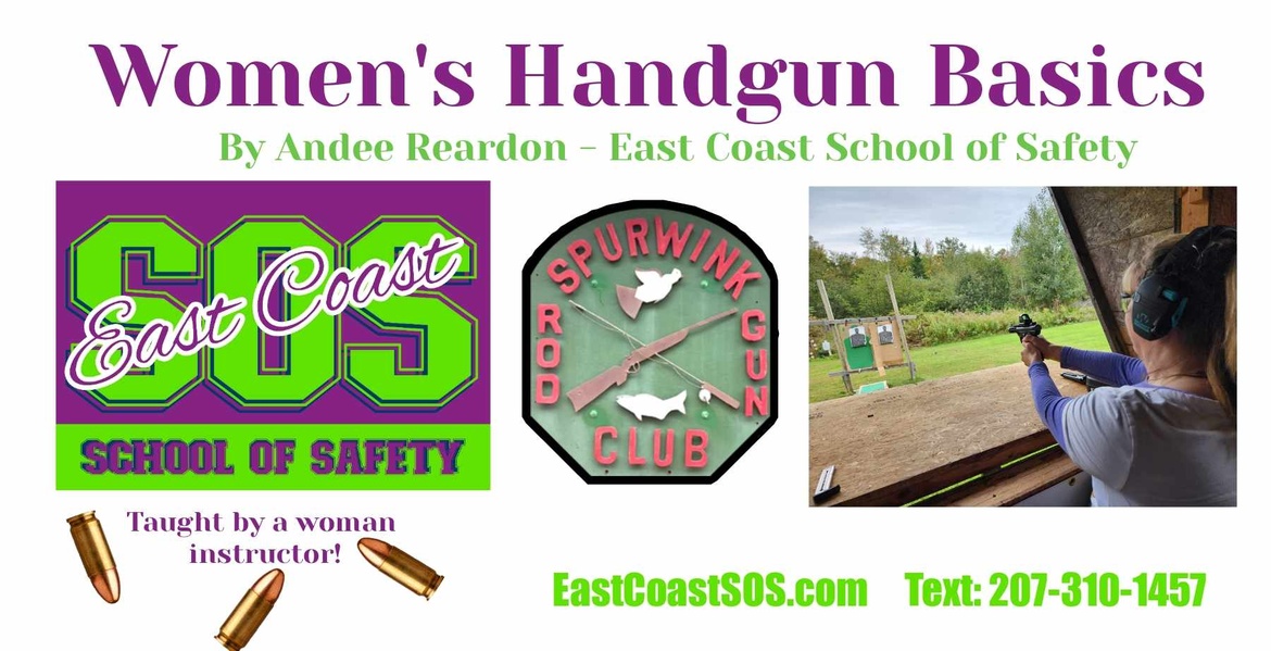 Women's Handgun Basics at Spurwink Rod & Gun Club, Cape Elizabeth