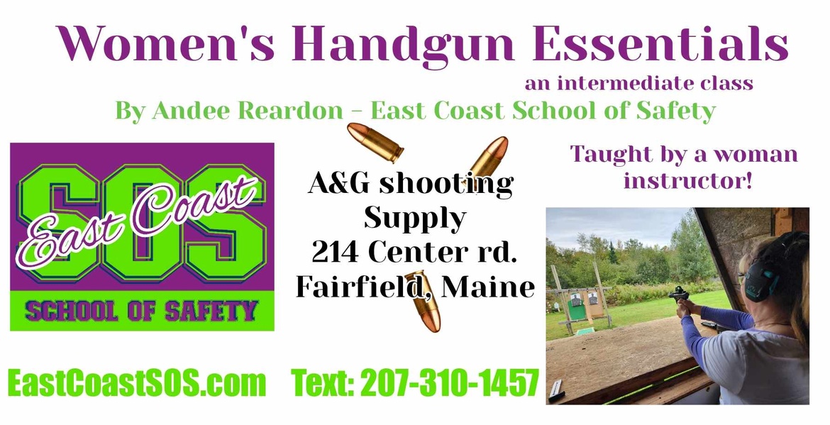 Women's Intermediate Pistol at A&G Fairfield, ME