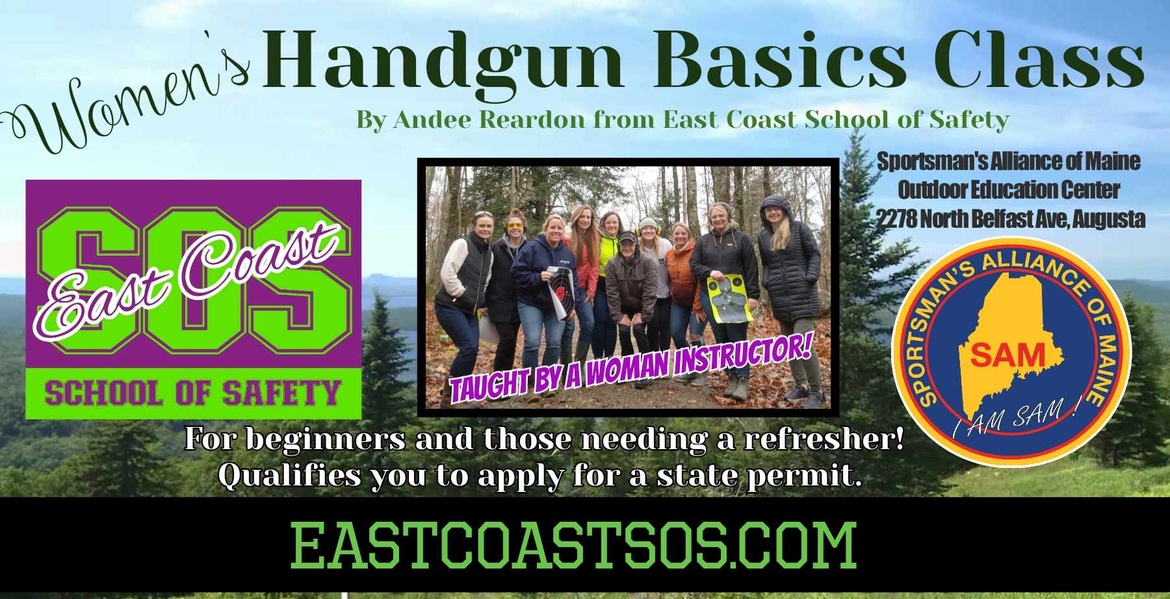 Women's Handgun Basics at S.A.M Outdoor Education Center - Augusta